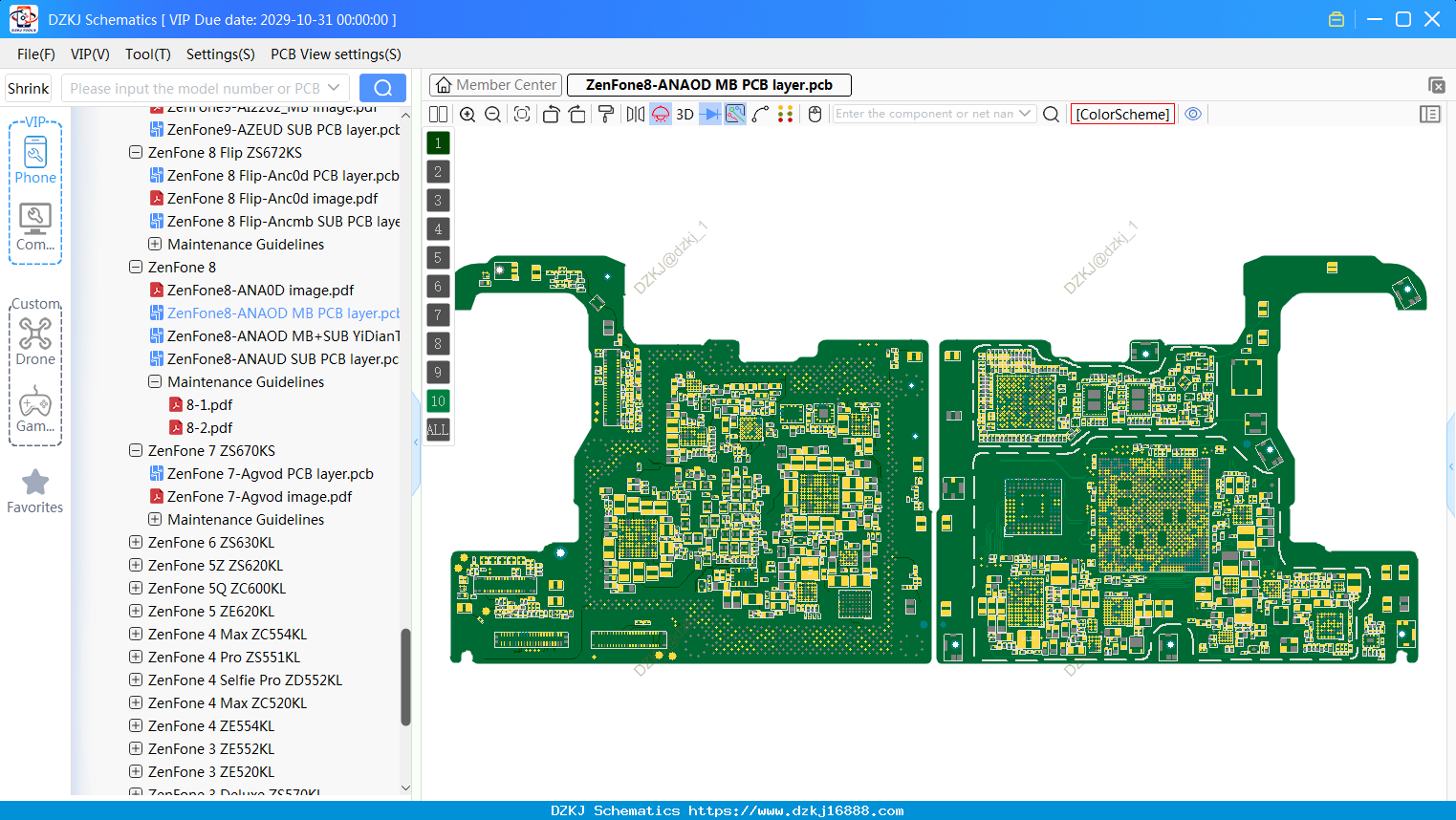 ASUS ZenFone8-ANAOD MB PCB Layer
